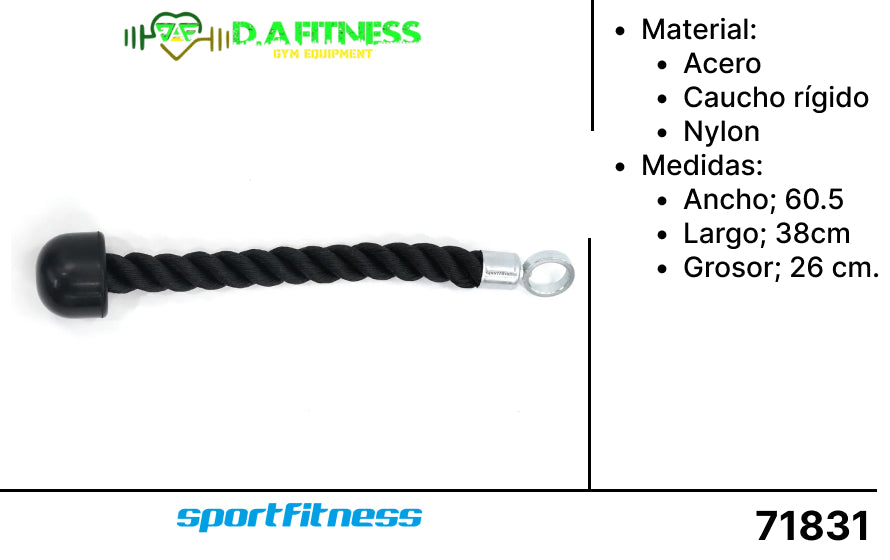 ADAPTACION LAZO PARA TRICEPS (1 TOPE) SZ-R-0101