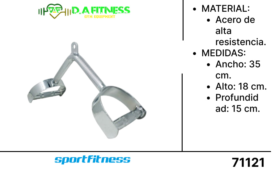 ADAPTACION TRICEPS CON AGARRE CERRADO NT0511