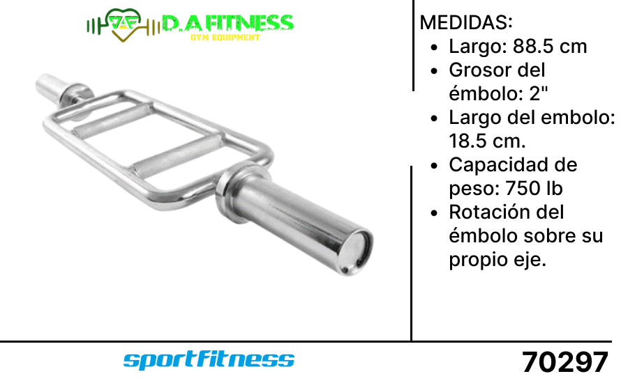BARRA ROMANA TIPO RIBWORK SEMI-PROFESIONAL 2PUL HA-8048