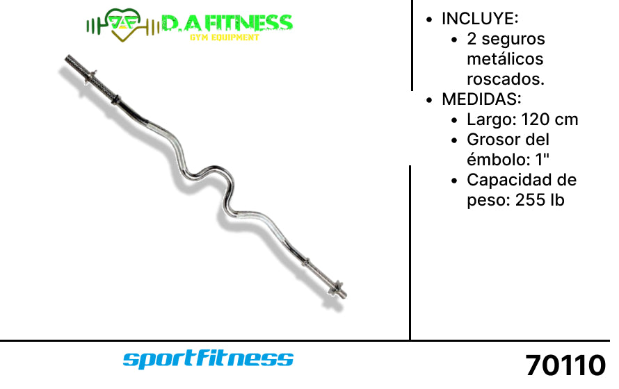 BARRA Z CON ROSCA DE POTENCIA EN Z 1PUL (120CM) HA-8063