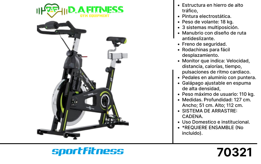 BICICLETA SPINNING GENOA