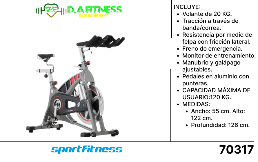 BICICLETA SPINNING TURIN P90100