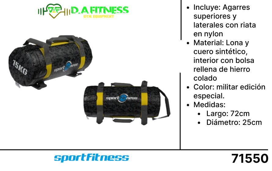 BOLSA DE PODER MILITAR 15 KG SB4230A