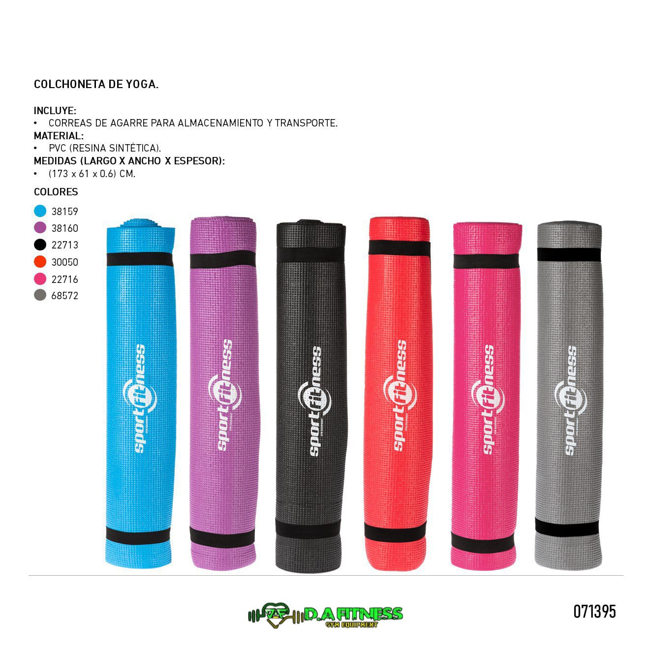 COLCHONETA PARA YOGA (PVC) FL17-105