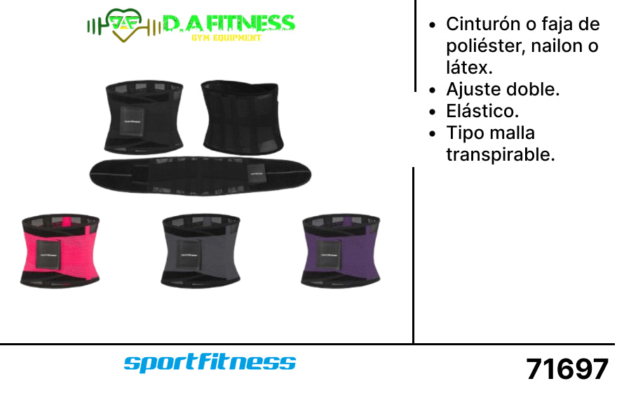 CINTURON ABDOMINAL DOBLE AJUSTE