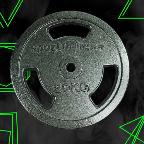 DISCO EN ACERO 20 KILOS