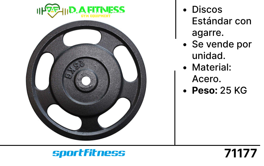 DISCOS ESTANDAR EN ACERO CTW00 (Precio en unidad)