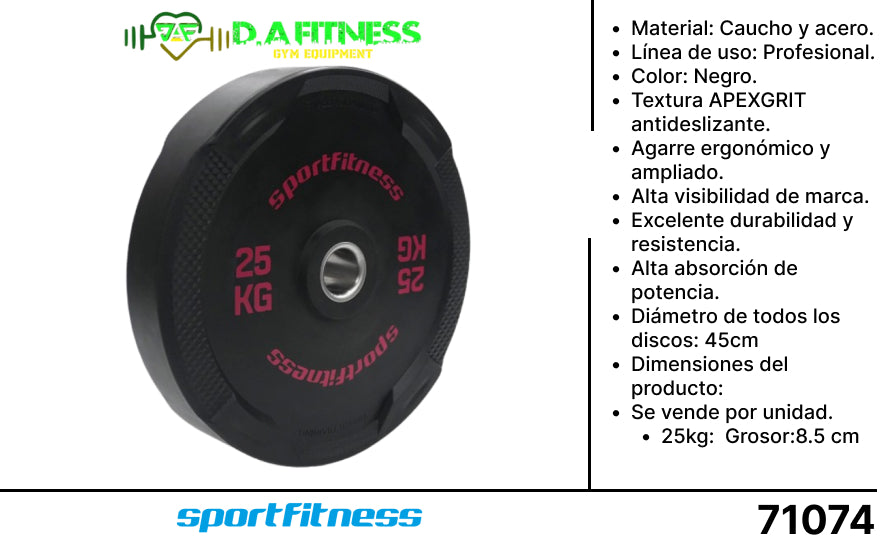 DISCO EN CAUCHO APEX GRIP (Precios por unidad)