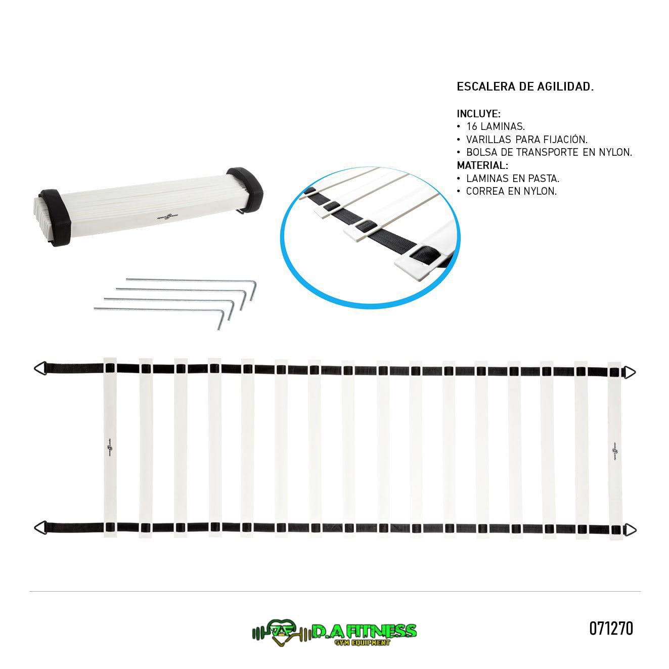 ESCALERA DE AGILIDAD (16 LAMINAS) YM-P-0