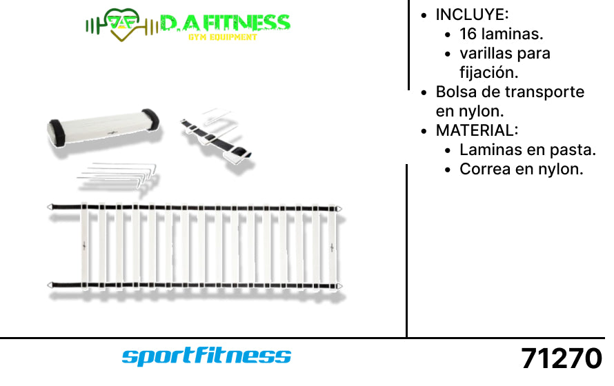 ESCALERA DE AGILIDAD (16 LAMINAS) YM-P-0