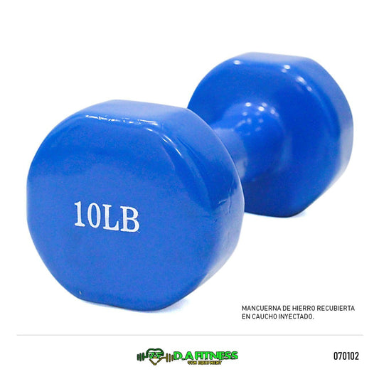 MANCUERNA ENCAHUCHETADA 10LB PVC