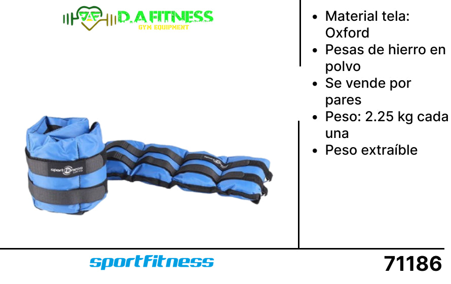PESAS TOBILLERAS 2.25 KG AW-O-010