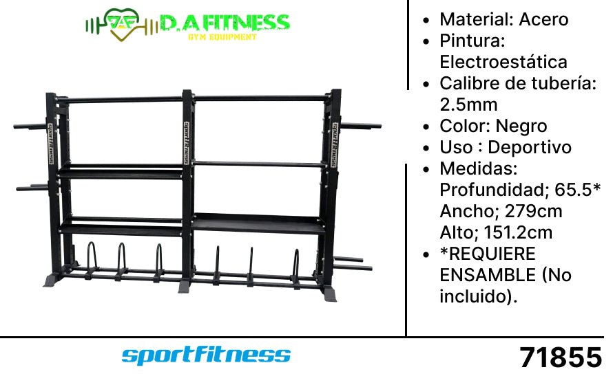 RACK PARA ALMACENAMIENTO MULTIPLE SRK001