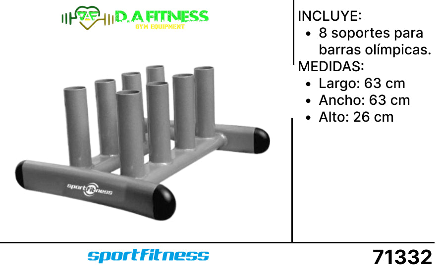 RACK PARA BARRAS OLIMPICAS VERTICAL BRX8605
