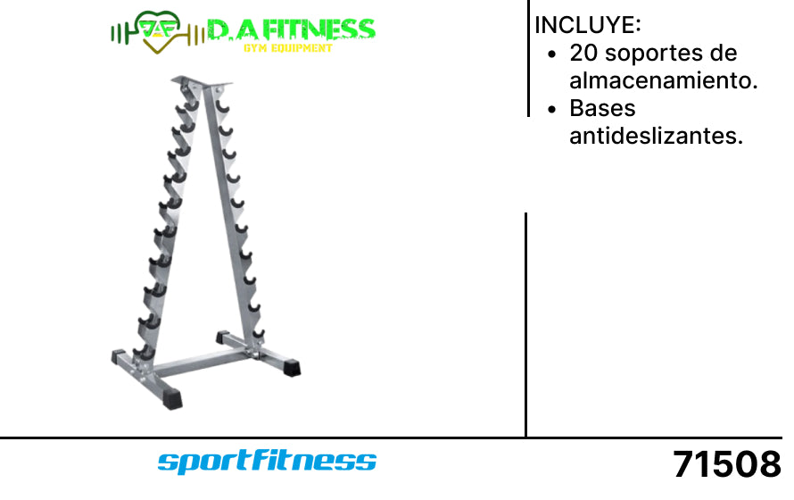 RACK PIRAMIDAL PARA MANCUERNAS RK2067C