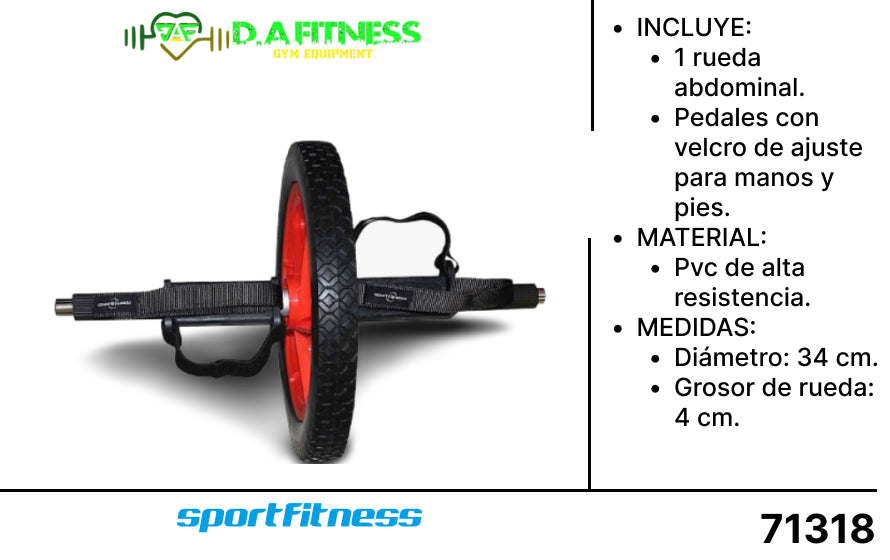 RUEDA ABDOMINAL FUNCIONAL EW-009