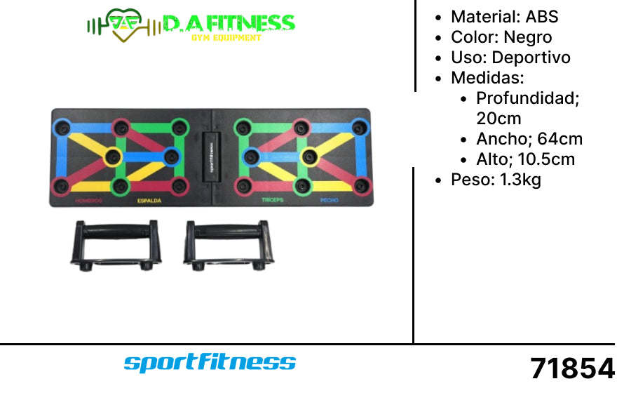 SOPORTE PLEGABLE PARA FLEXIONES DE BRAZO