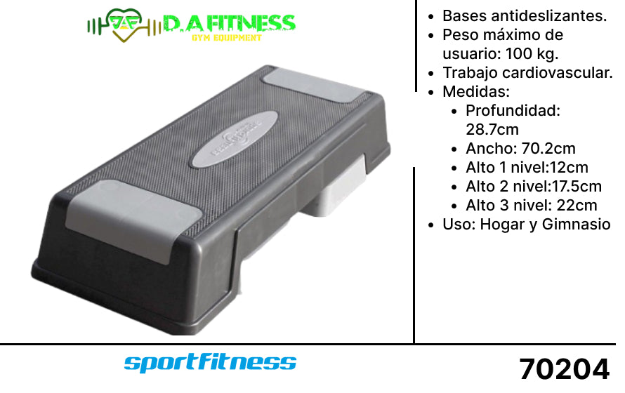 STEP AEROBICO (3 NIVELES) SP-004