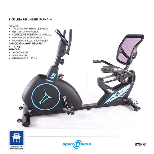 Bicicleta Recumbent Parma-M