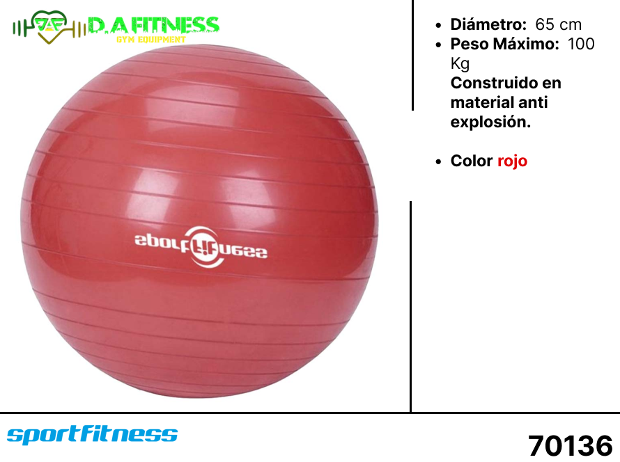 BALONES DE PILATES  - PELOTA PARA GIMNASIA FL17-002