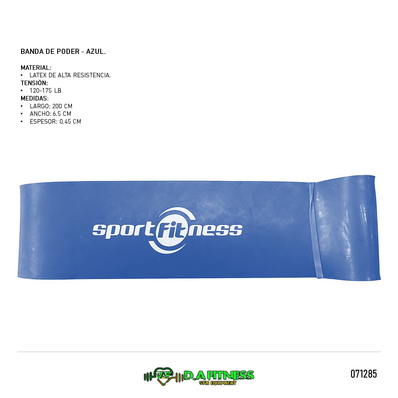 BANDAS ELASTICAS DE PODER LTPB001