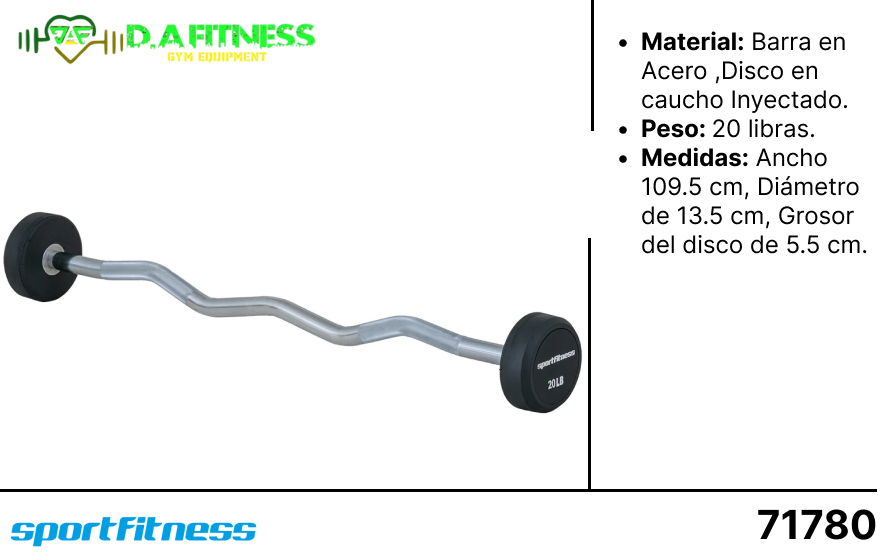 BARRAS DE PESO SELLADAS ZETA- SPORTFITNESS