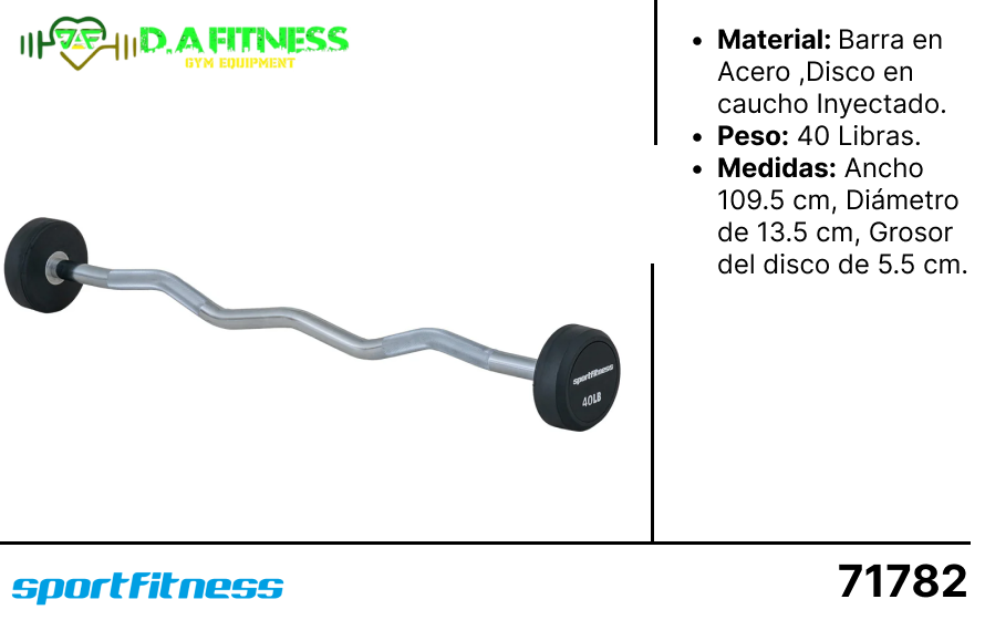 BARRAS DE PESO SELLADAS ZETA- SPORTFITNESS