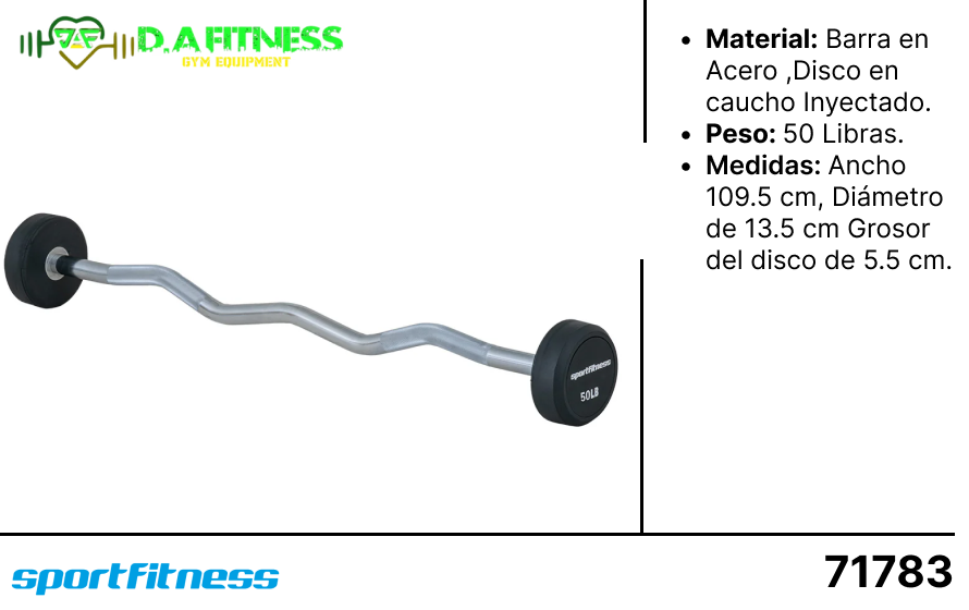 BARRAS DE PESO SELLADAS ZETA- SPORTFITNESS
