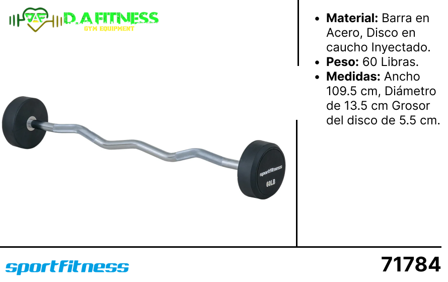 BARRAS DE PESO SELLADAS ZETA- SPORTFITNESS