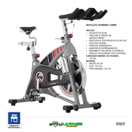 BICICLETA SPINNING TURIN P90100