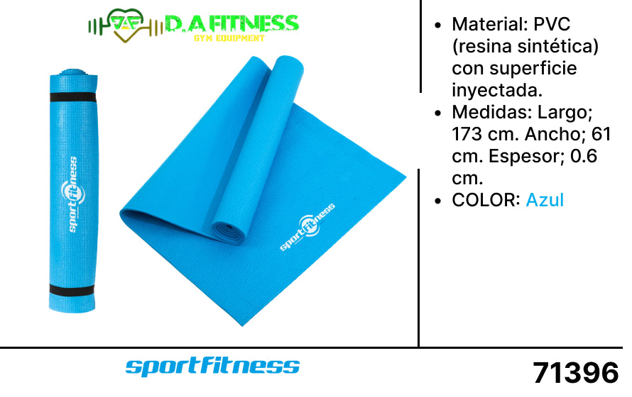 COLCHONETA PARA YOGA (PVC) FL17-105
