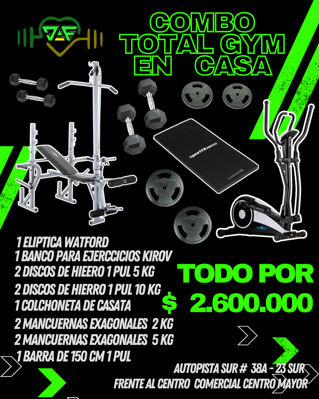EQUIPA TU GYM EN CASA
