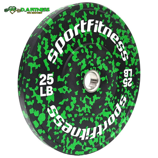 DISCO OLIMPICO DE CAUCHO CAMO VERDE 25 LB  PL-R-511