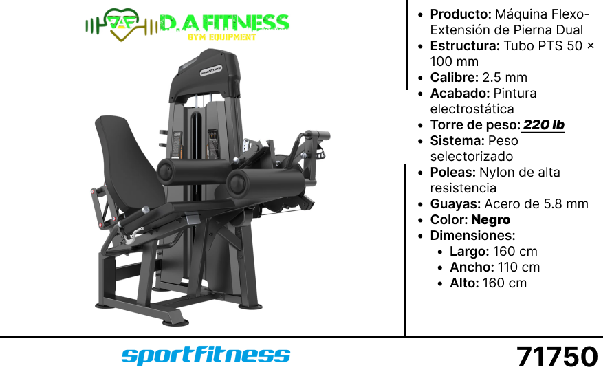 FLEXION DE PIERNAS DUAL U3086C