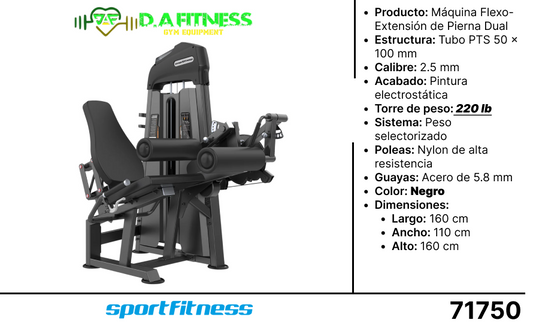 FLEXION DE PIERNAS DUAL U3086C