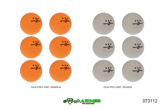 KIT DE PELOTAS PARA PING PONG 40MM