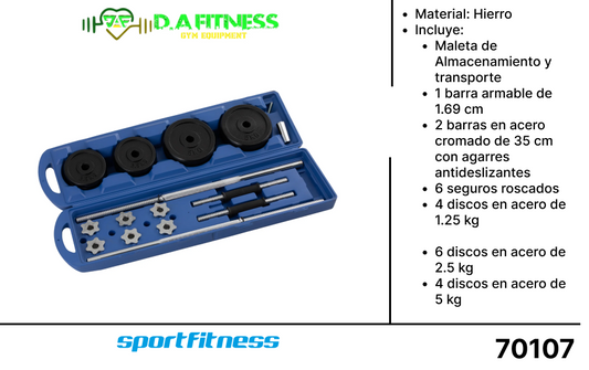 KIT DE MANCUERNAS DE 50 KG
