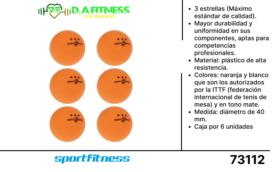 KIT DE PELOTAS PARA PING PONG 40MM