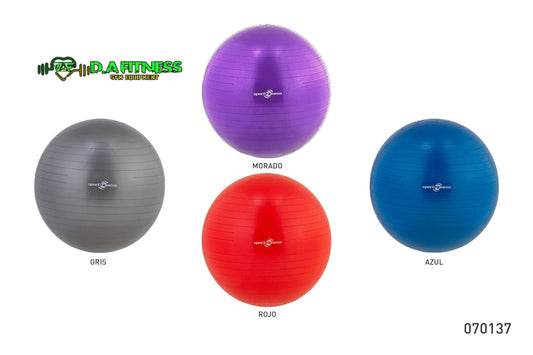 BALON PILATES 75 CMS - PELOTA PARA GIMNASIA 75 CM FL17-001