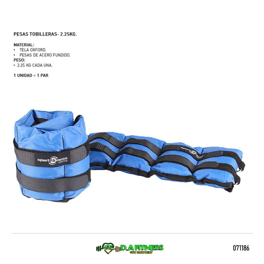 PESAS TOBILLERAS 2.25 KG AW-O-010