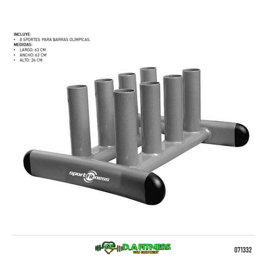 RACK PARA BARRAS OLIMPICAS VERTICAL BRX8605