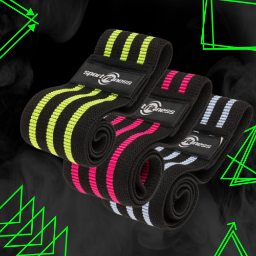 SET DE BANDAS ELASTICAS EN TELA (3 PCS) RL-L-003