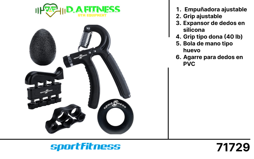 SET GRIP DE MANO X 5