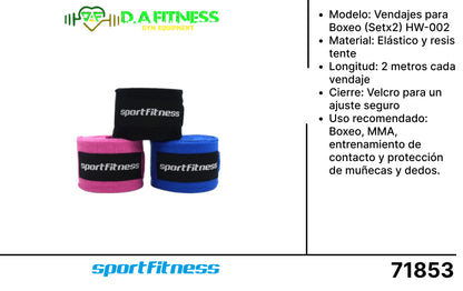 VENDAS PARA BOXEO (SET X 2) HW-002